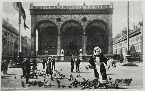 München odeonsplatz - ak,