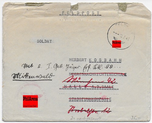Feldpost fpnr 05670 an - fpnr., l