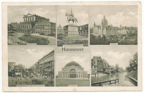 Hannover mehrbild 1916 - ak,