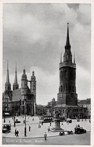 Halle saale markt - d.,