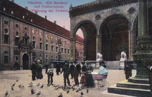 Postkarte münchen alte - -, /