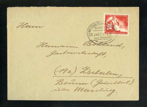 Ddr 274 brief bahnpost - brief,