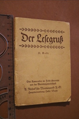 Altes feldpost heft der - altes,