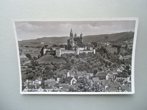 Ansichtskarte schloß comburg - ansichtskarte,