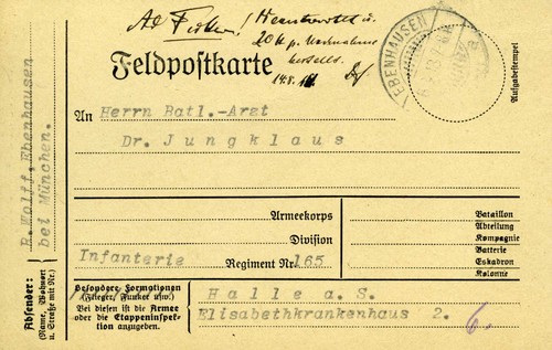 Original alte feldpostkarte - original,