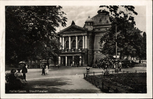 Halle saale stadttheater - halle, ,