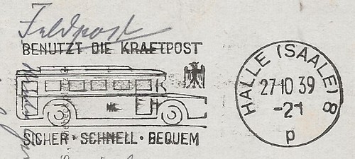 791 halle saale feldpost - ak,