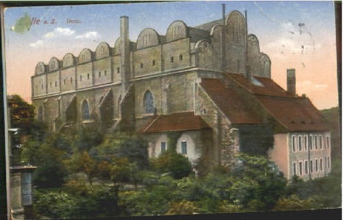 Halle saale dom feldpost - dom, x