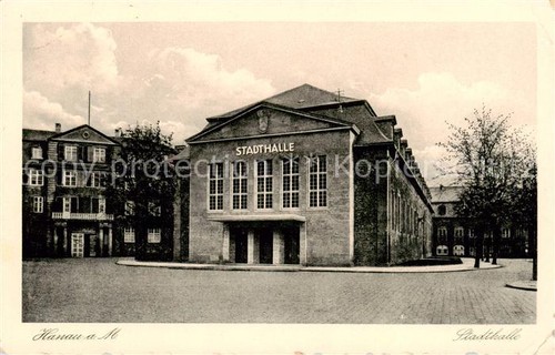 Hanau main stadthalle feldpost - stadthalle,