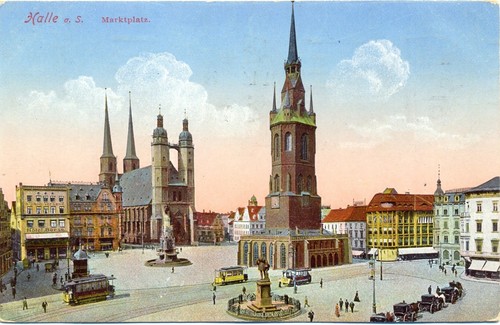 Halle saale marktplatz - halle, saale,