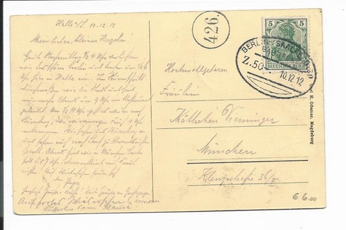 Bahnpost berlin saalfeld zug - berlin,