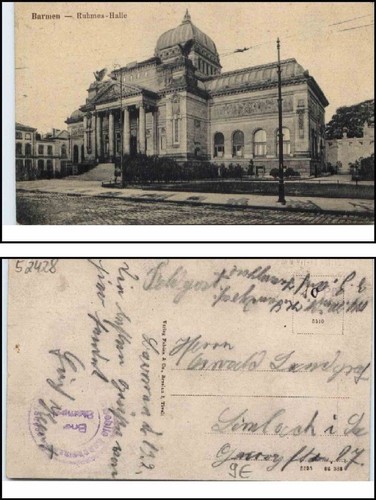 Barmen 1914 strassen - um, 1914/18