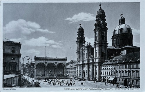München odeonsplatz - ak,