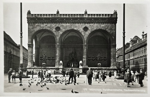 München odeonsplatz - ak,