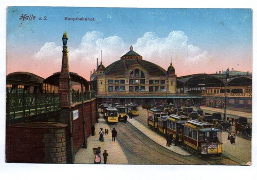 Halle der saale - ak,