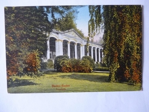 Ansichtskarte baden - ansichtskarte, baden-baden
